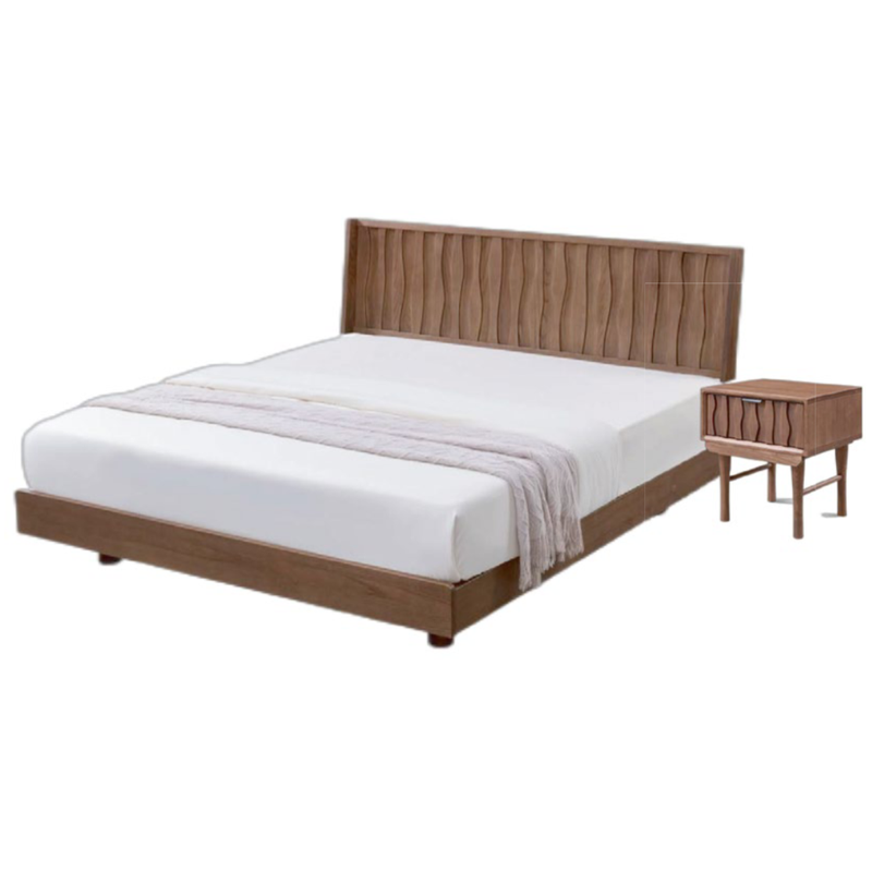 Wood Tone Gray White Modern Home Furniture Suite Wooden Sofa Beds Dining Table (4)