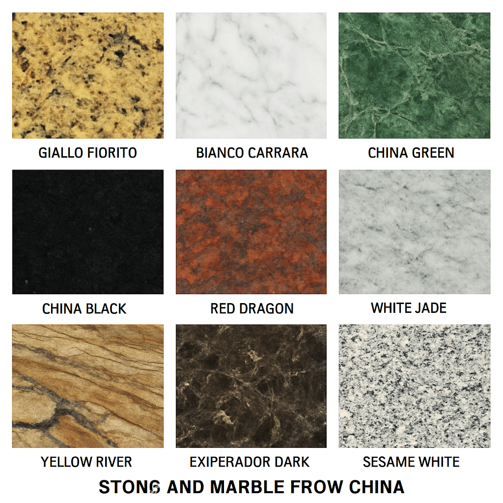 Variety of Stone and Marble from China